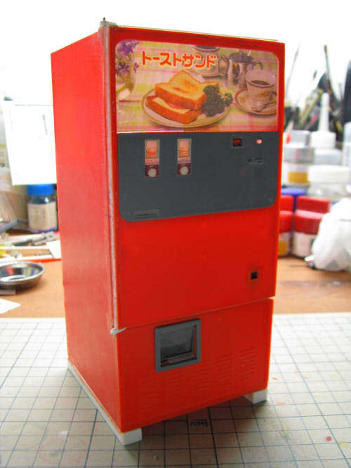 レトロ自販機 トーストサンド ボタン 電飾2
